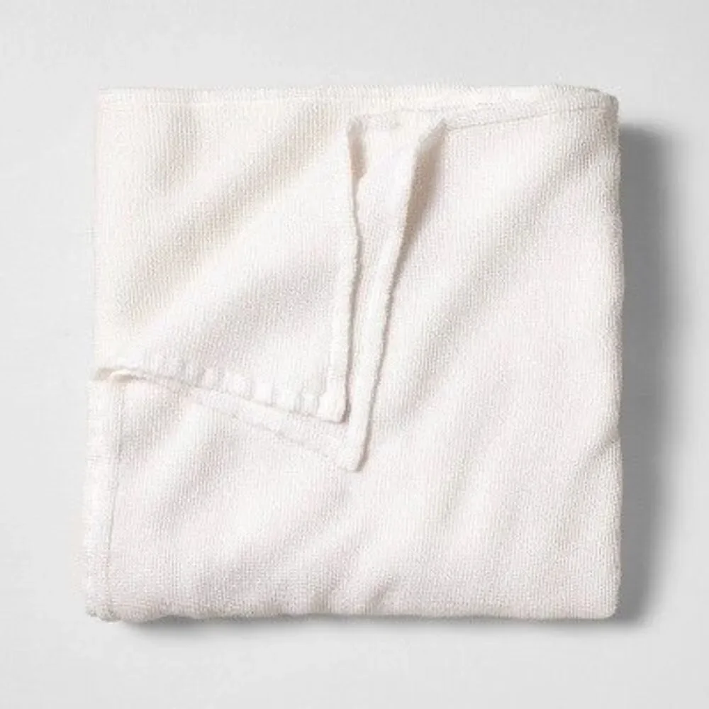 Casaluna - King Micro Waffle Bed Blanket White - Casaluna White